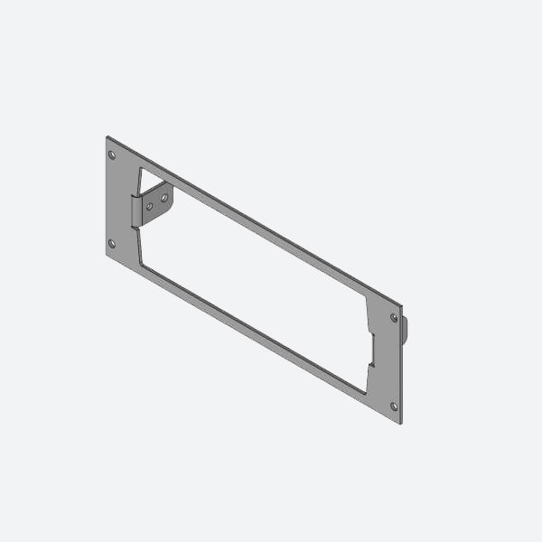 Havis 1-Piece Equipment Mounting Bracket, 3-in. Mounting Space, Fits Kenwood KCH-20R remote radio C-EB30-KCH-1P