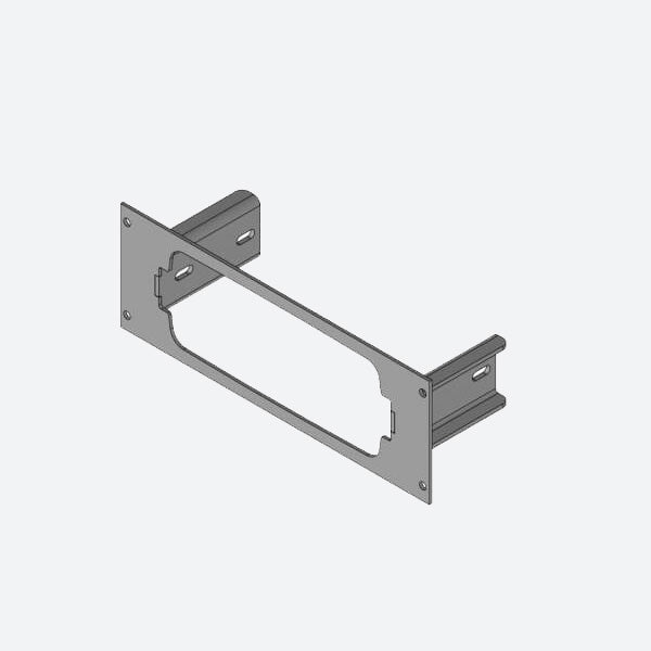 Havis 1-Piece Equipment Mounting Bracket, 3-in. Mounting Space, Fits Relm KNG Series C-EB30-KNG-1P