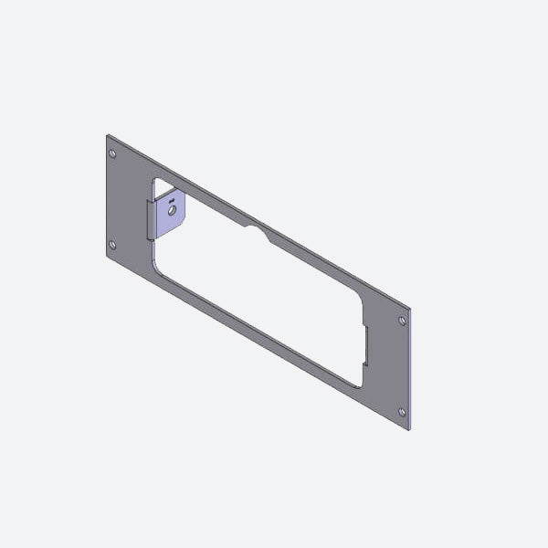 Havis 1-Piece Equipment Mounting Bracket, 3-in. Mounting Space, Fits Whelen 295HF100, 295SL100, 295SL101, 295HFSA1, Alpha12S, MGC01, PCCHD, WS2100, 295SLSA1 C-EB30-MGC-1P