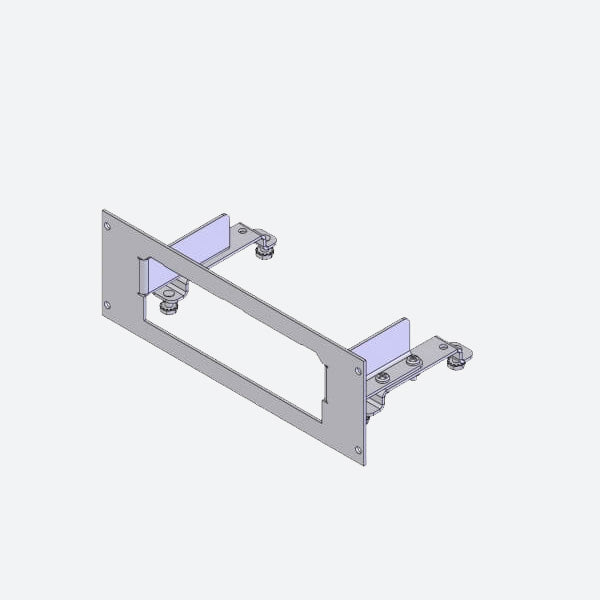 Havis 1-Piece Equipment Mounting Bracket, 3? Mounting Space, Fits 10-8 Video Model HD4 DVR C-EB30-VHD-1P