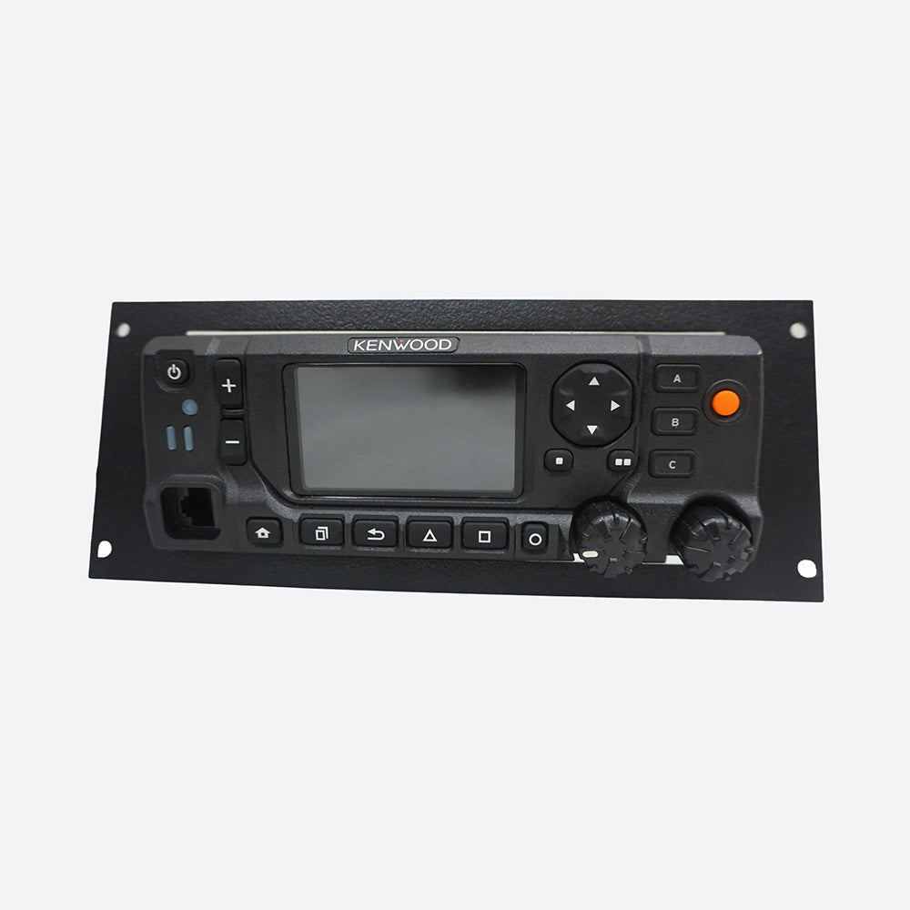Havis Angled 1-Piece Equipment Mounting Bracket, 3.5-in. Mounting Space, Fits Kenwood KCH-20R remote radio C-EB35-KCH-1P-A