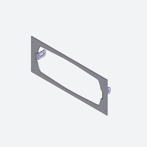 Havis 1-Piece Equipment Mounting Bracket, 3.5-in. Mounting Space, Fits Tait TM9155 & TM9455 C-EB35-T91-1P