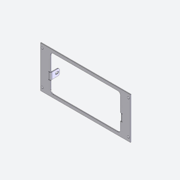 Havis 1-Piece Equipment Mounting Bracket, 4-in. Mounting Space, Fits SoundOff Signal Remote Sirens C-EB40-SO3-1P