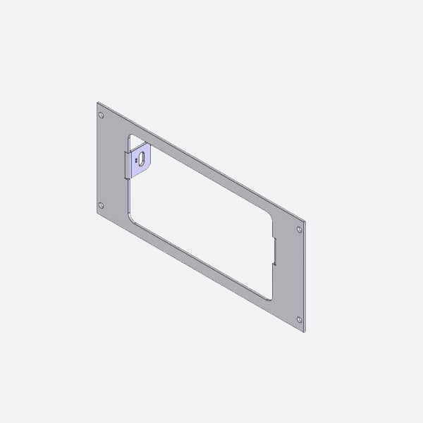 Havis 1-Piece Equipment Mounting Bracket, 4-in. Mounting Space, Fits Whelen 295HFS Series C-EB40-WS2-1P