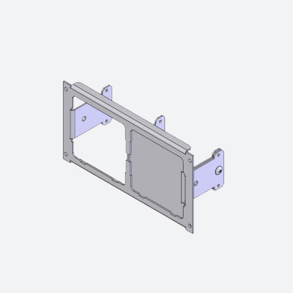 Havis 1-Piece Equipment Mounting Bracket, 4.5-in. Mounting Space, Fits Motorola APX-Series Chargers C-EB45-APX-1P
