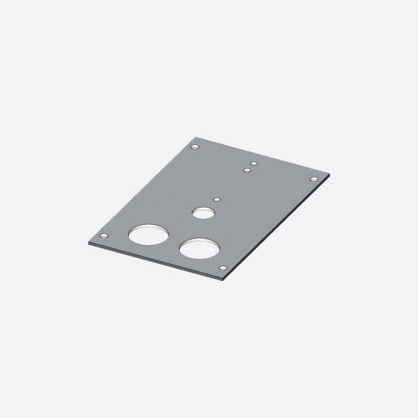 Havis Equipment Bracket for Wide VSW Consoles, Fits Map Light and Lighter Plug C-EBW50-LP1-ML-1P