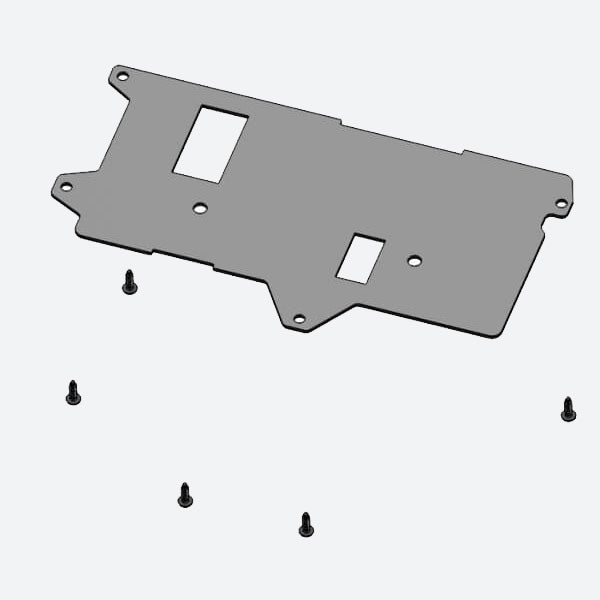 Havis Equipment Bracket Kit for VSX Consoles Front Tray Siren Light Control and Code 3 C-EBX-C3-1