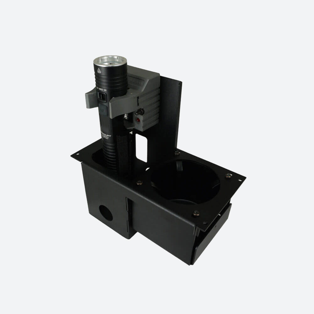 Havis Flashlight Charger Internal Mount with Cup Holder C-FL-CUP