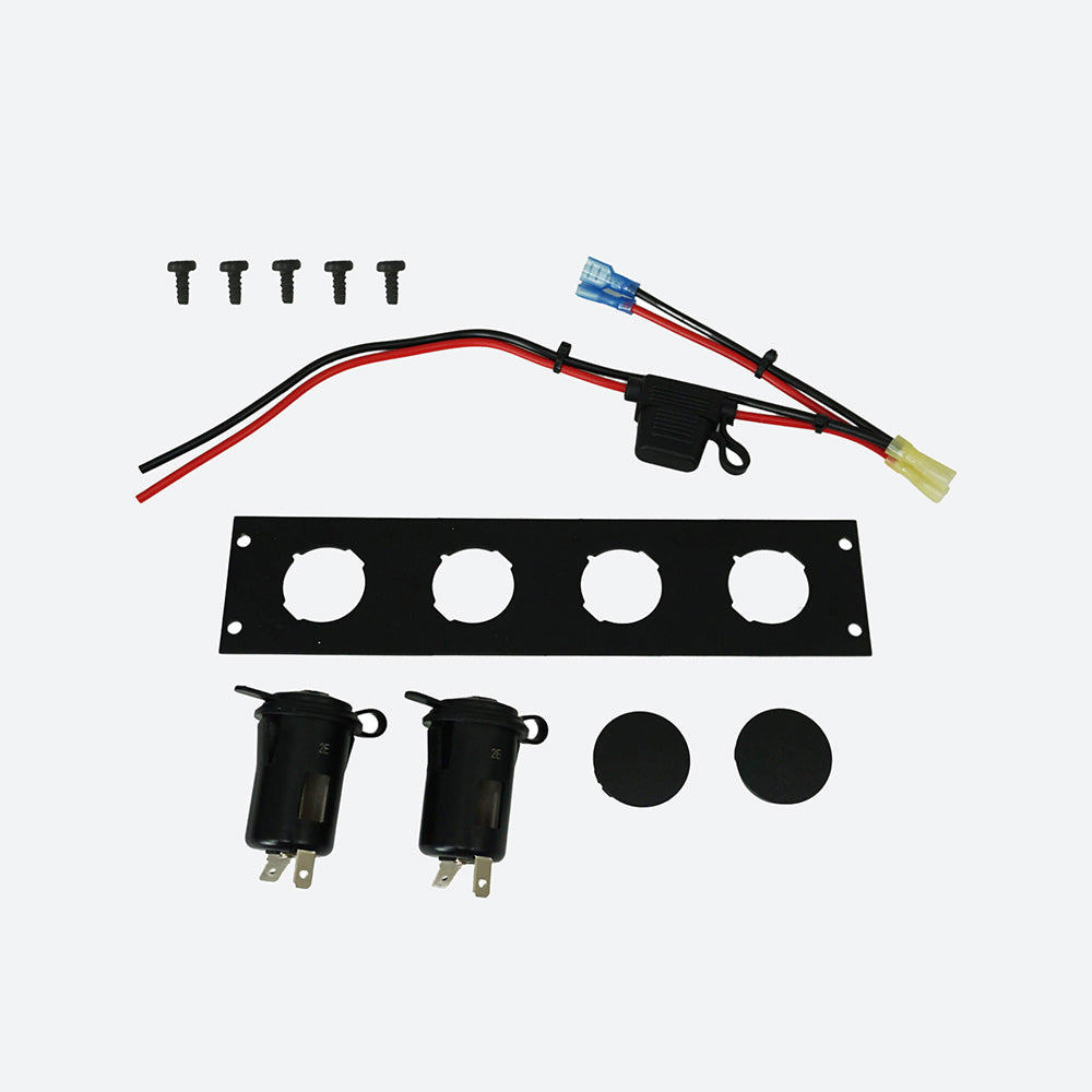 Havis Console Accessory Bracket Kit with 2 Lighter Plug Outlets C-LP-2