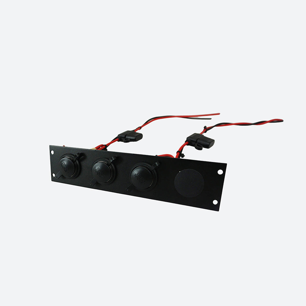 Havis Console Accessory Bracket Kit with 3 Lighter Plug Outlets C-LP-3
