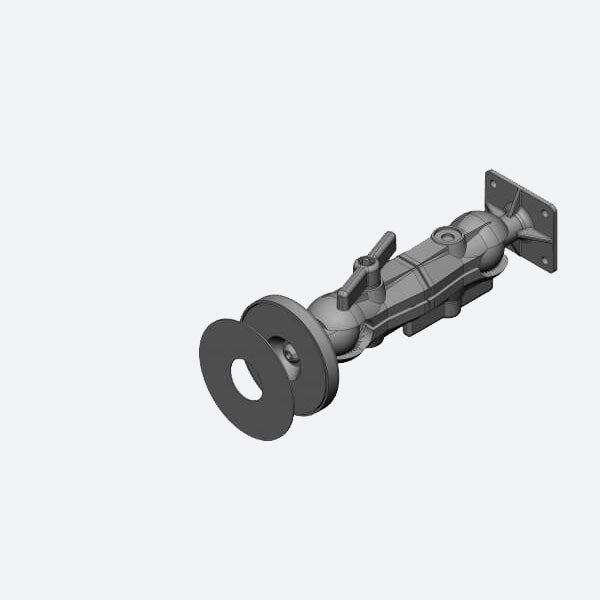 Havis Heavy-Duty Magnetic Mount with AMPS Mounting Hole Pattern CUP-100