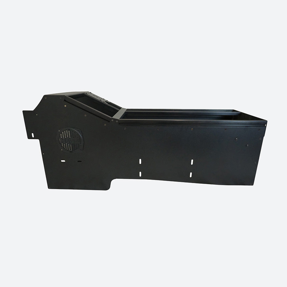 Havis Vehicle-Specific 32-in. Wide Angled Console for 2024-2025 Chevrolet Silverado – EV C-VSW-0824-SILV-EV