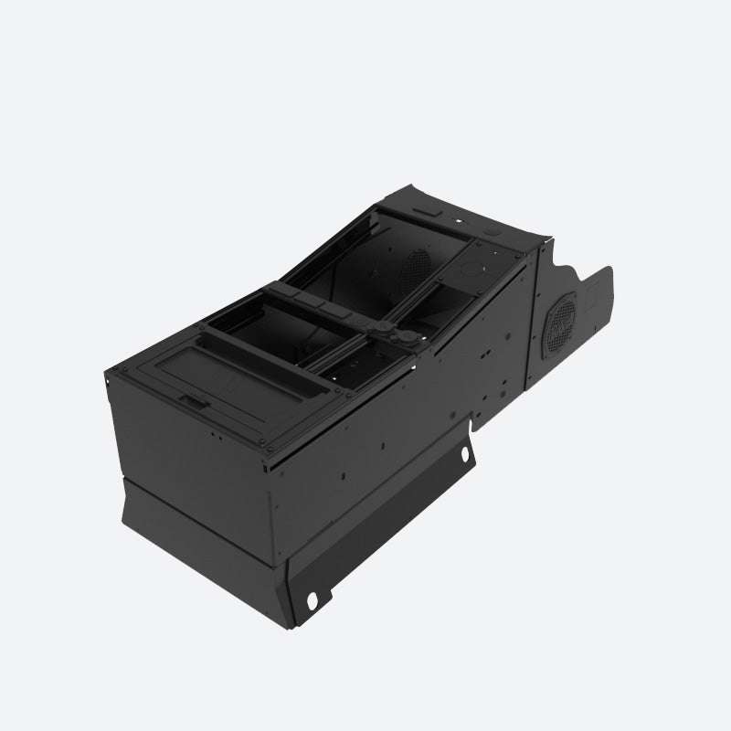 Havis Vehicle-Specific 15? Wide Angled Console with Internal PocketJet 8 Printer Mount for 2025 Chevrolet Tahoe C-VSW-1005-TAH-PM-3