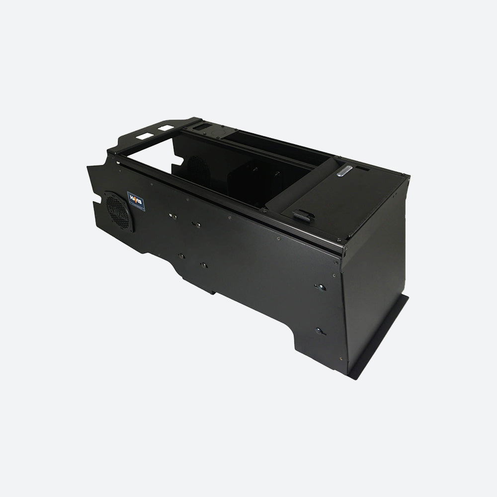 Havis Vehicle-Specific 17? Wide Flat Console With Internal Pocket 6 & 7 Printer Mount for 2021-2025 Ford F-150 C-VSW-1700-F150-PM-3