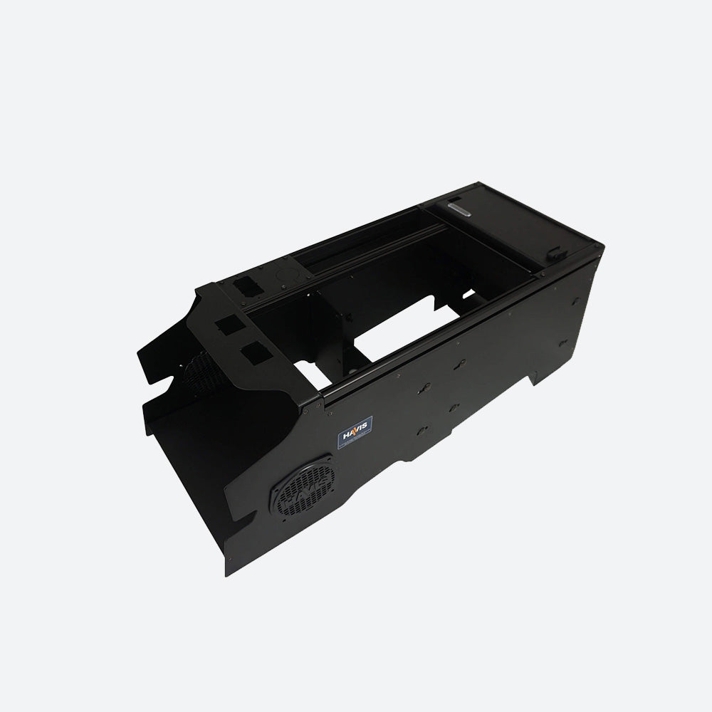 Havis Vehicle-Specific 17? Wide Flat Console With Internal Pocket 6 & 7 Printer Mount for 2021-2025 Ford F-150 C-VSW-1700-F150-PM-3