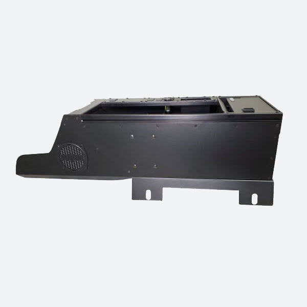 Havis Vehicle-Specific 19? Wide Flat Console With PocketJet 8 Printer Mount for 2019-2025 Chevrolet Silverado & GMC Sierra C-VSW-1900-SILV-PM-2