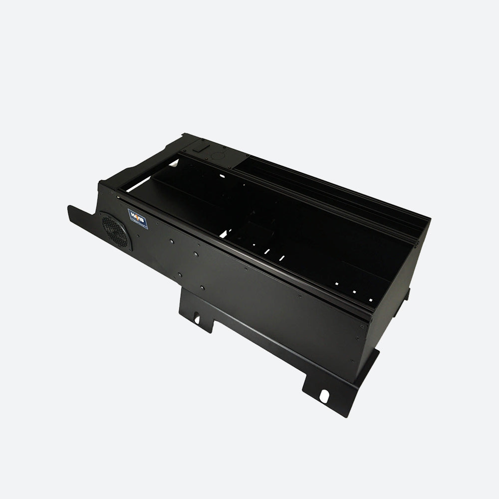 Havis Vehicle-Specific 26-in. Wide Flat Console for 2019-2025 Chevrolet and GMC C-VSW-2600-SILV