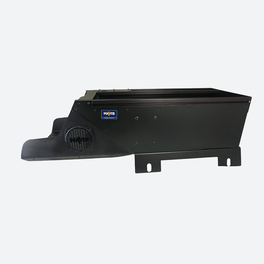 Havis Vehicle-Specific 26-in. Wide Flat Console for 2019-2025 Chevrolet and GMC C-VSW-2600-SILV