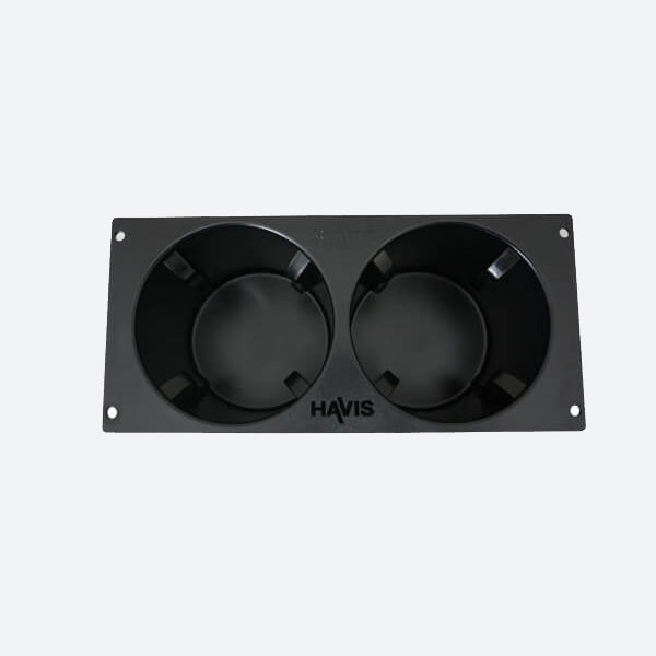 Havis Self-Adjusting Double Cup Holder (Fixed Mount) CUP2-1004