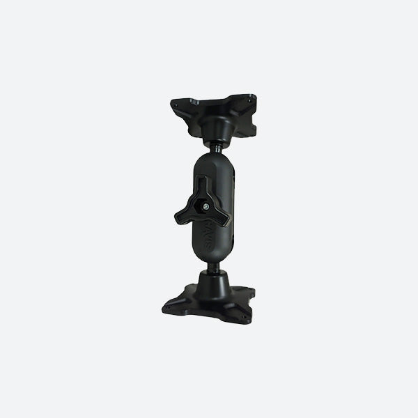 Havis Dual Ball Mount with 1.50-in. Knob-Style Standard Housing, Two Long Stem VESA 75 Plates DBM-1150-KS-0404