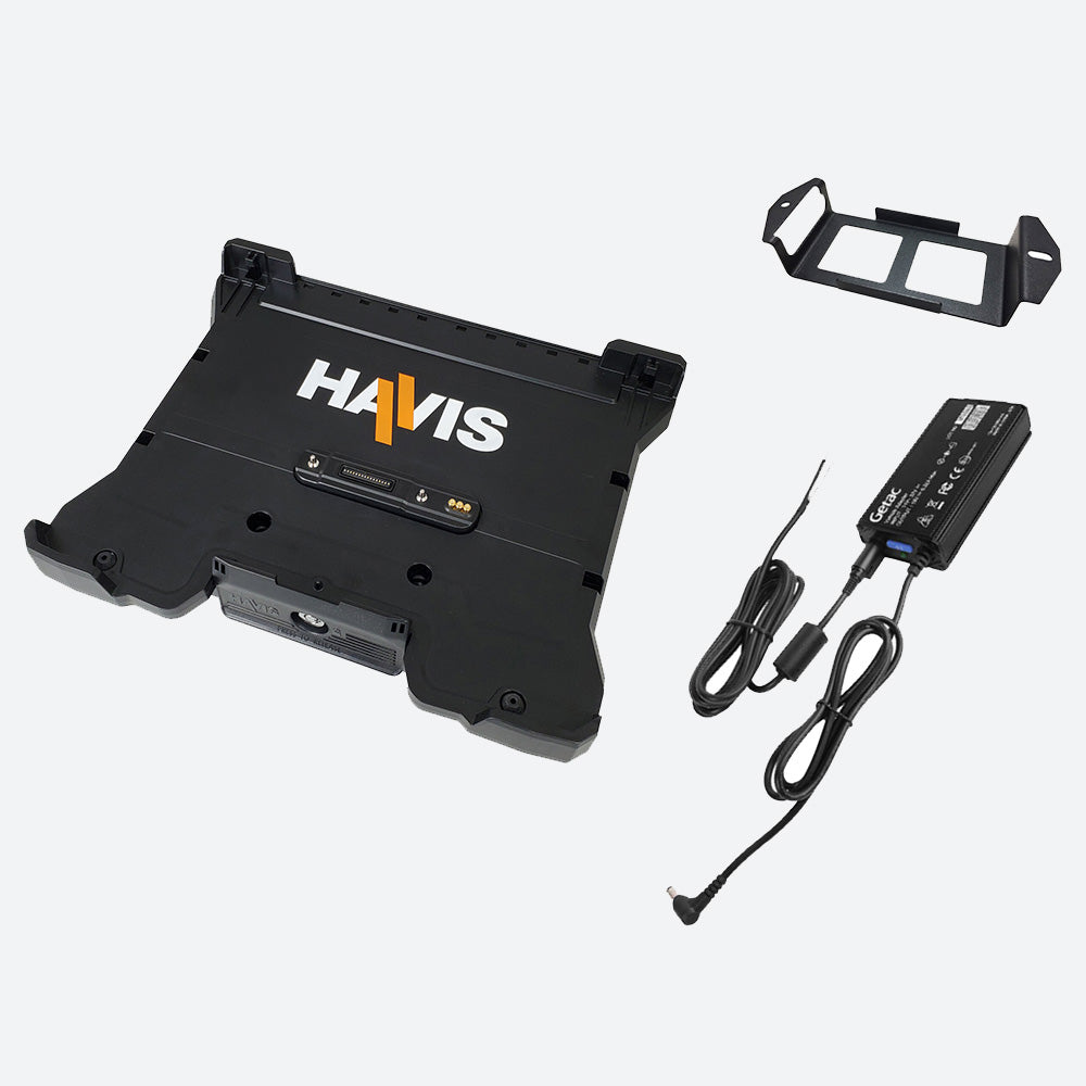 Havis Dock for Getac B360 and B360 Pro with Power Supply DS-GTC-1202-BW