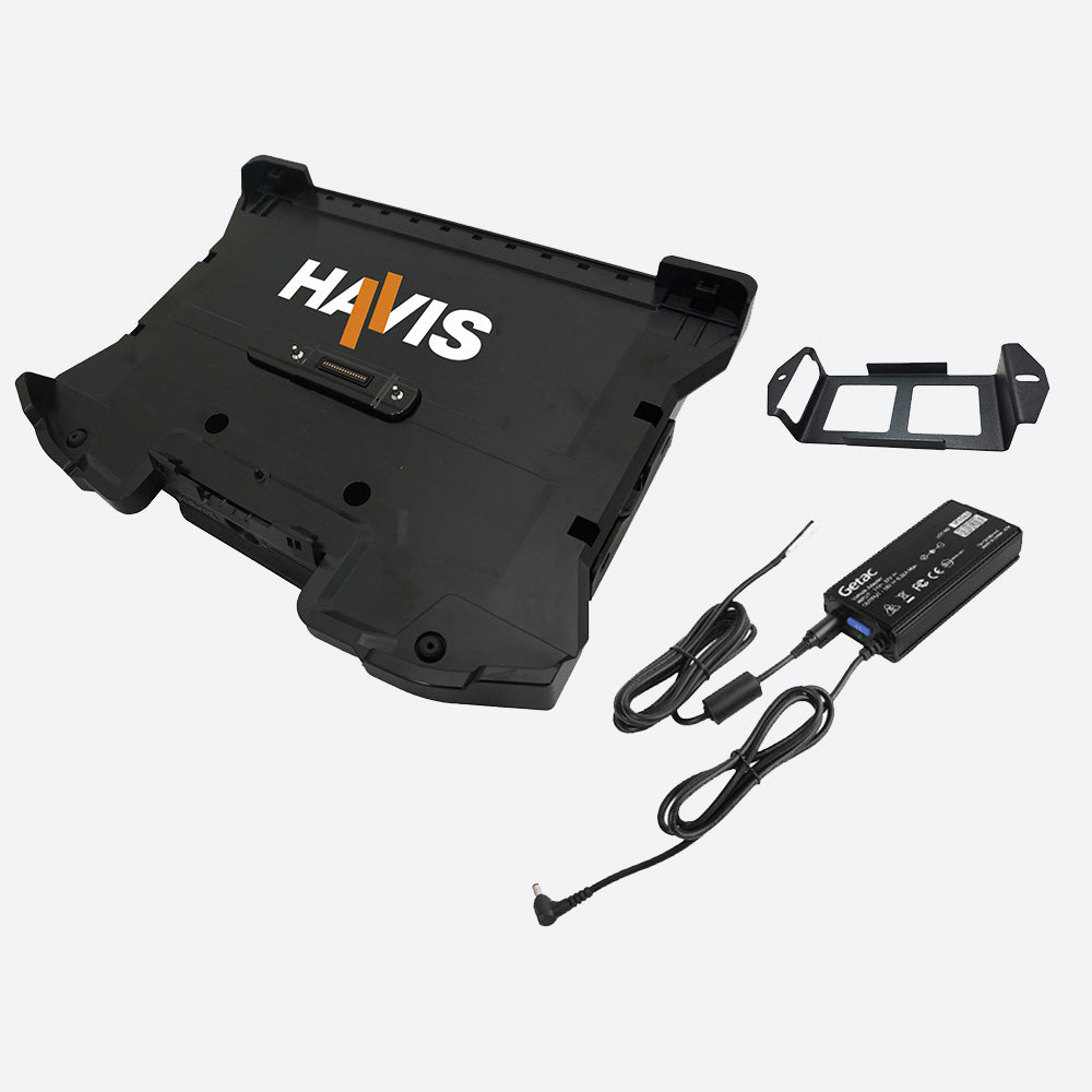 Havis Cradle for Getac S510 with Power Supply DS-GTC-1406-BW
