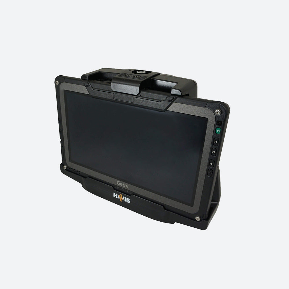 Havis Cradle for Getac F110 with Tri RF and Lighter Plug Power Supply DS-GTC-226-3