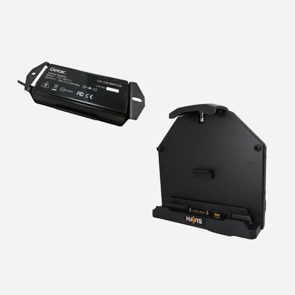 Havis Dock for Getac A140 with Tri RF and Lighter Plug Power Supply DS-GTC-802-3