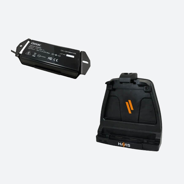 Havis Dock for Getac K120 with Lighter Plug Power Adapter DS-GTC-902