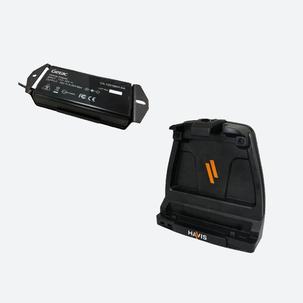 Havis Cradle for Getac K120 with Lighter Plug Power Supply DS-GTC-906