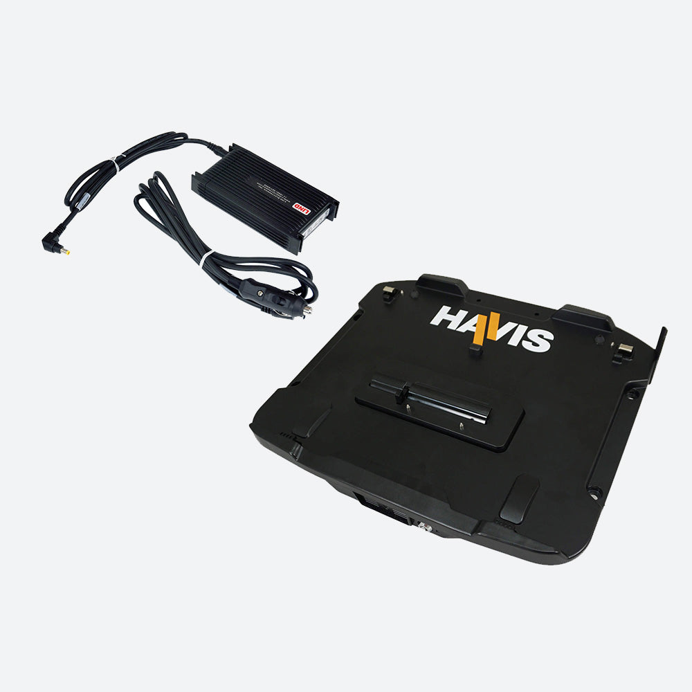 Havis Dock For Panasonic TOUGHBOOK 40 Laptop with Standard Port Replication & Quad Pass-Thru Antenna Connections & LIND Power Supply DS-PAN-1502-4