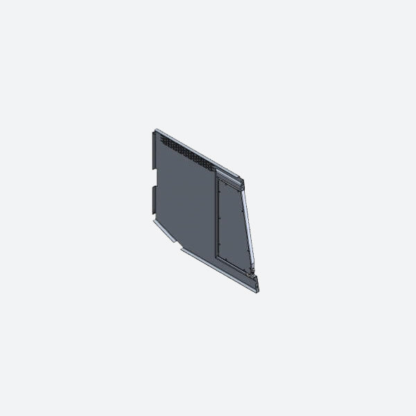 Havis Dual K9 Divider For 2020-2025 Ford Interceptor Utility K9 – Black K9-A-108-B