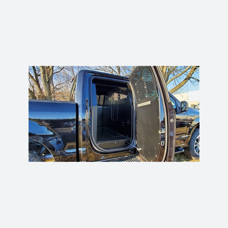 Havis Standard K9 Transport System For 2017-2025 Ford F-Series - Black K9-F23-1-B