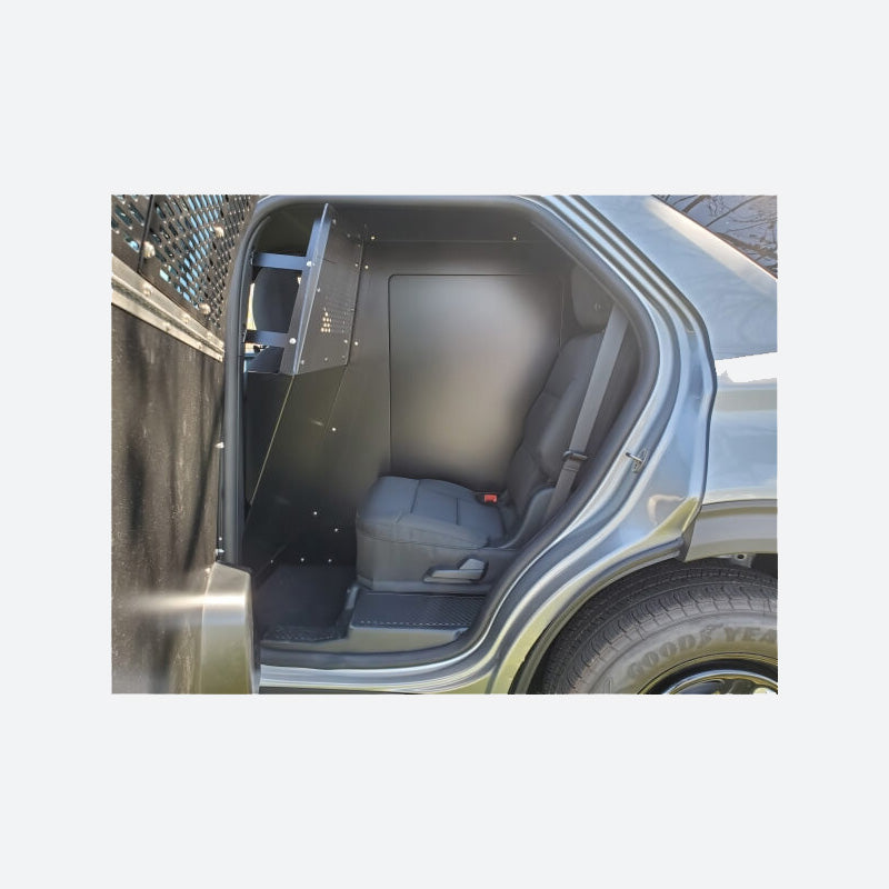 Havis K9 Prisoner Transport System For Ford Interceptor Utility – Black K9-F28-PT-B