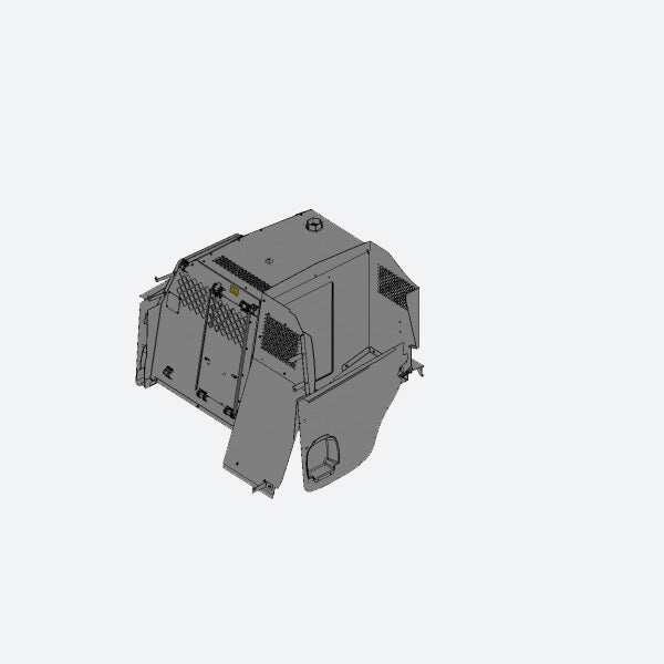 Havis K9 Prisoner Transport System For 2020-2025 Ford Interceptor Utility – White K9-F28-PT