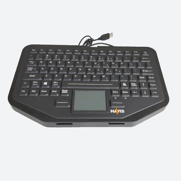 Havis Rugged Keyboard with Integrated Touchpad KB-106