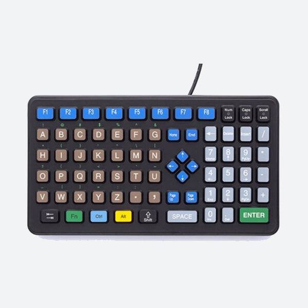 Havis Compact USB Keyboard with Oversized Keys KB-114