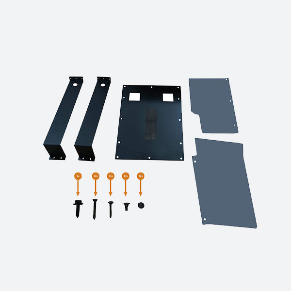 Havis Middle Partition Filler Panel Mounting Kit for 2015-2025 Ford Transit Window Van P-MFK-14