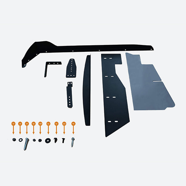 Havis Middle partition filler panel Mounting kit for Chevrolet Savana G-Series P-MFK-7