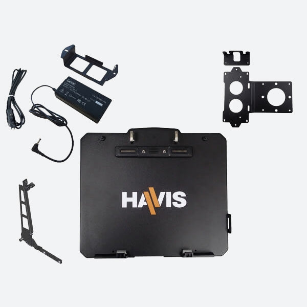 Havis Cradle for Getac K120 with Lighter Plug Power Supply PKG-DS-GTC-1006