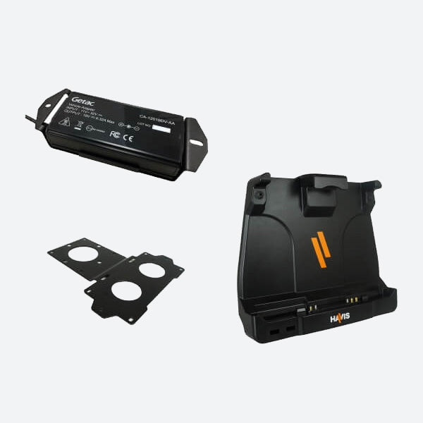 Havis Cradle for Getac UX10 with Tri RF and Lighter Plug Power Supply PKG-DS-GTC-1106-3