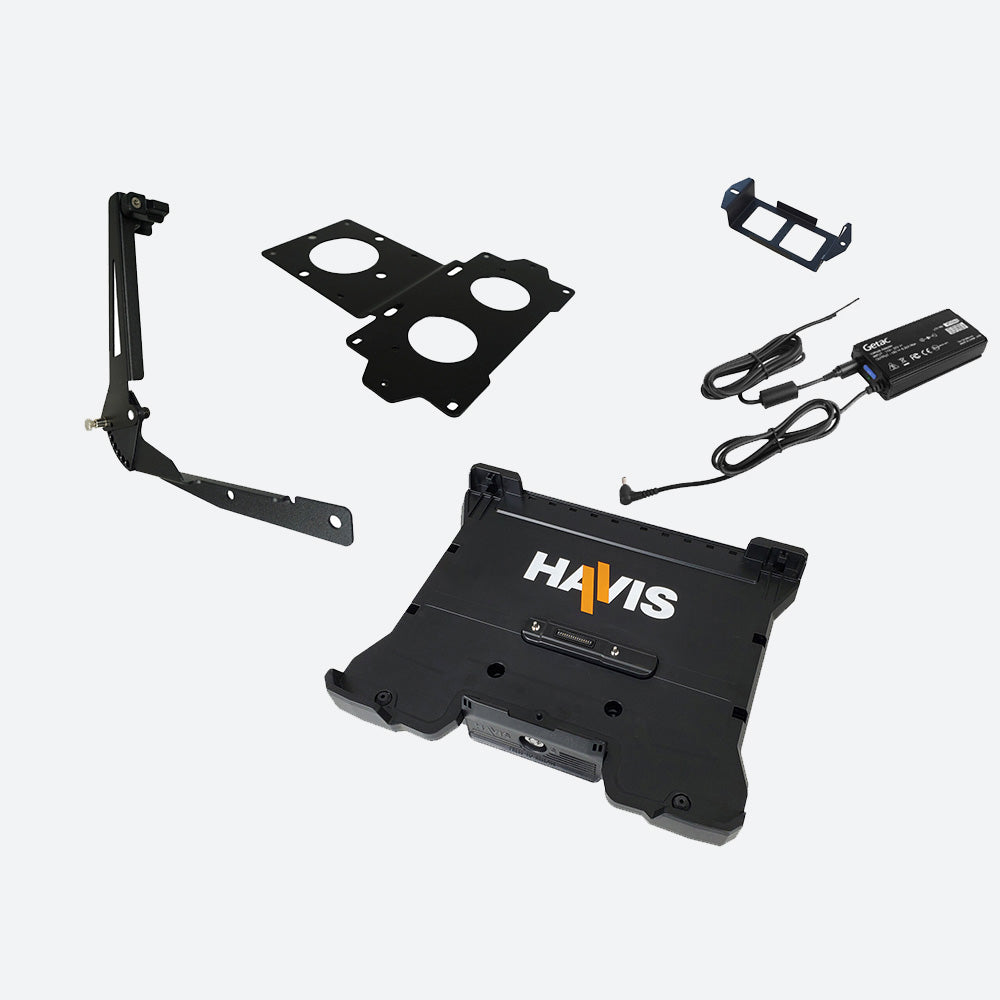 Havis Dock for Getac B360 and B360 Pro with Power Supply PKG-DS-GTC-1202-BW