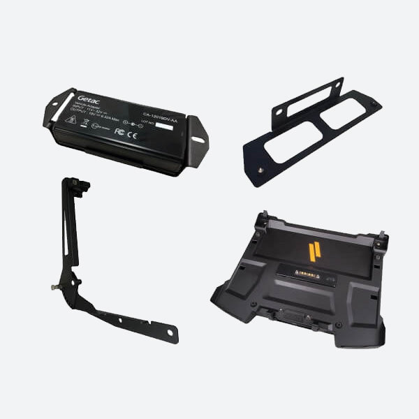 Havis Cradle for Getac S410 with Tri RF and Lighter Plug Power Supply PKG-DS-GTC-618-3