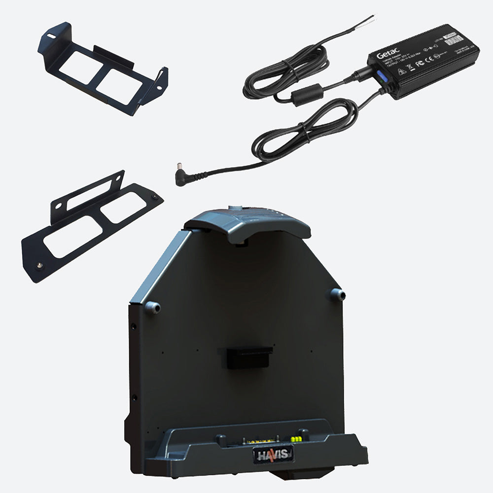 Havis Dock for Getac A140 with Bare Wire Power Supply PKG-DS-GTC-802-BW