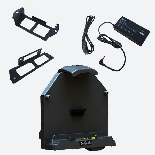 Havis Cradle for Getac A140 with Tri RF and Lighter Plug Power Supply PKG-DS-GTC-806-3