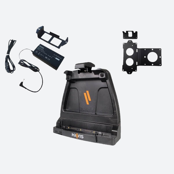 Havis Cradle for Getac K120 with Tri RF and Lighter Plug Power Supply PKG-DS-GTC-906-3