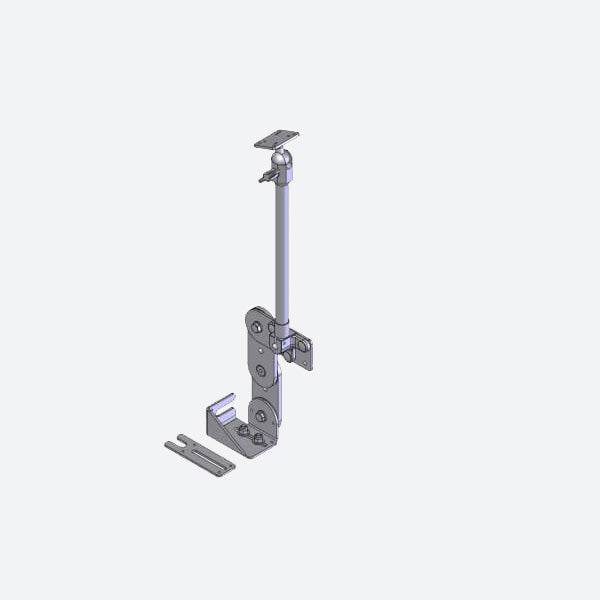 Havis Flex Arm Package Including Flex Arm And Mount For Universal Seat Bolt Mounting PKG-FAM-118