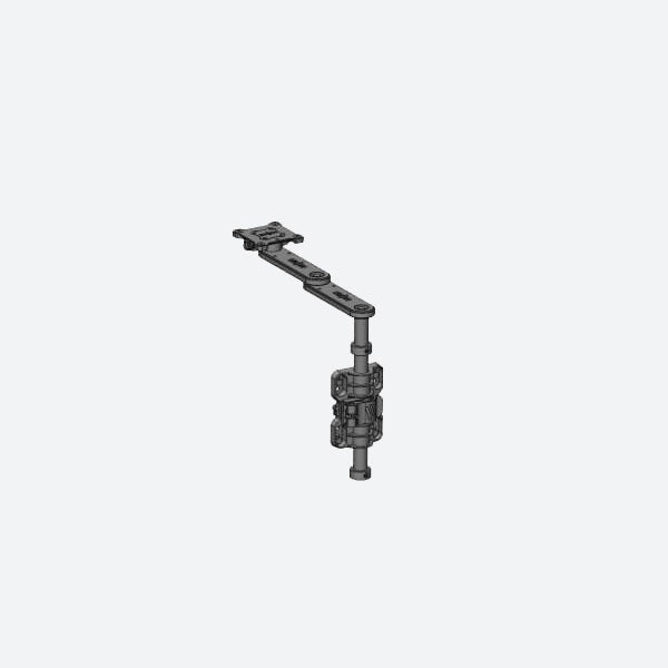 Havis Package – Swivel Arm & Side Pole Mounts With 6-in. Base, 6-in. Extension PKG-MD-ARM-0606