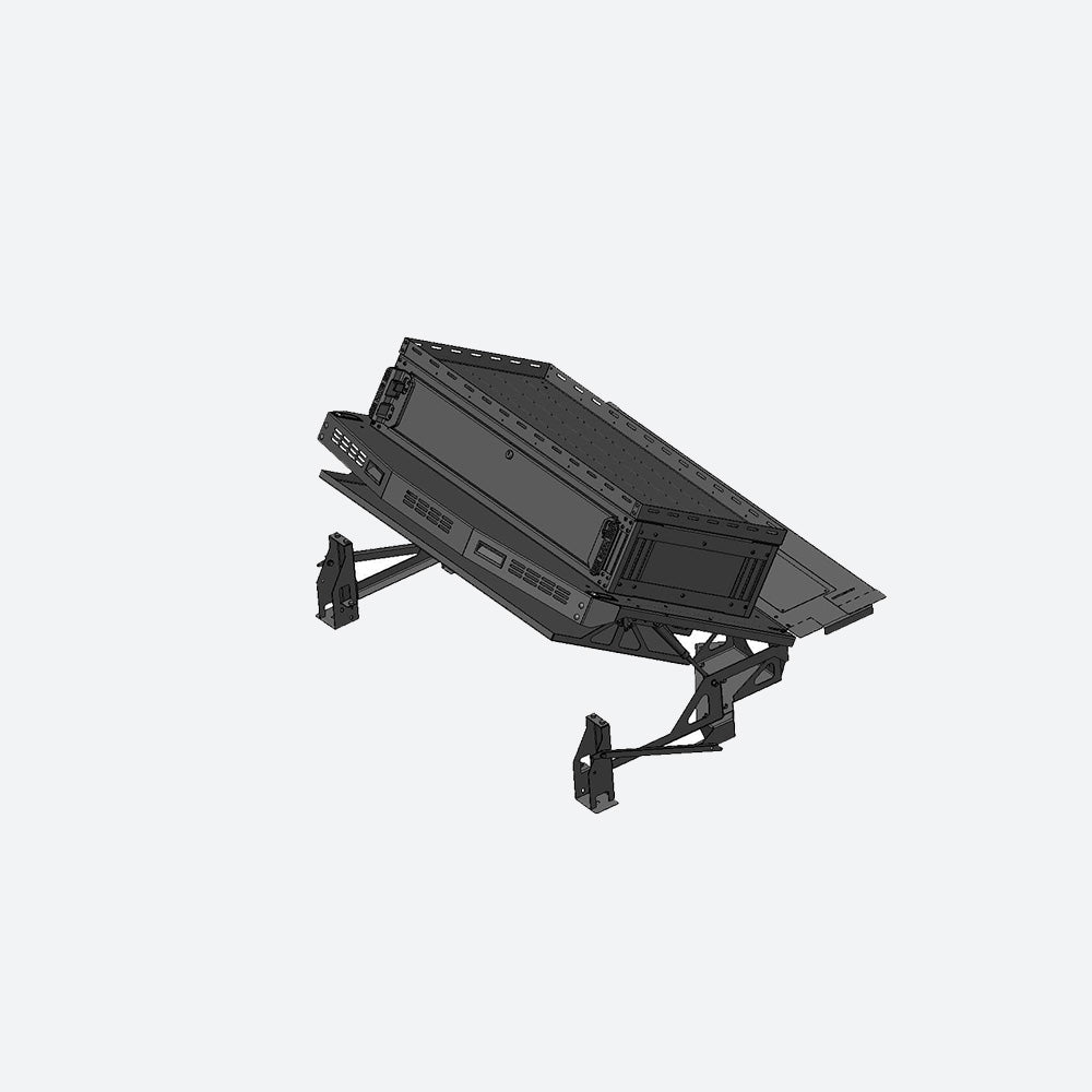 Havis Premium Single Medium Drawer Package With Trunk Trays for 2020-2025 Ford Interceptor Utility PKG-SBX-INUT-105