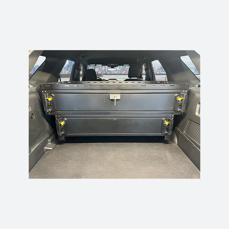 Havis Premium 2-Drawer – Wide Top, Standard Bottom Package for 2020-2025 Ford Interceptor Utility PKG-SBX-INUT-106